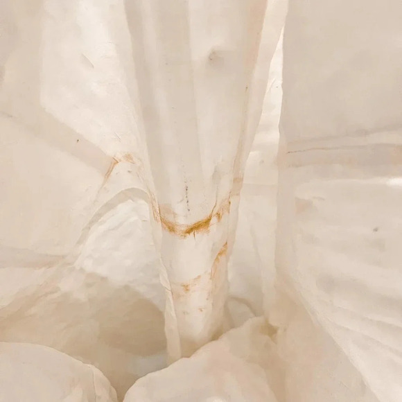 Cult Gaia Simona white linen off shoulder midi Dress size Large - Picture 11 of 16